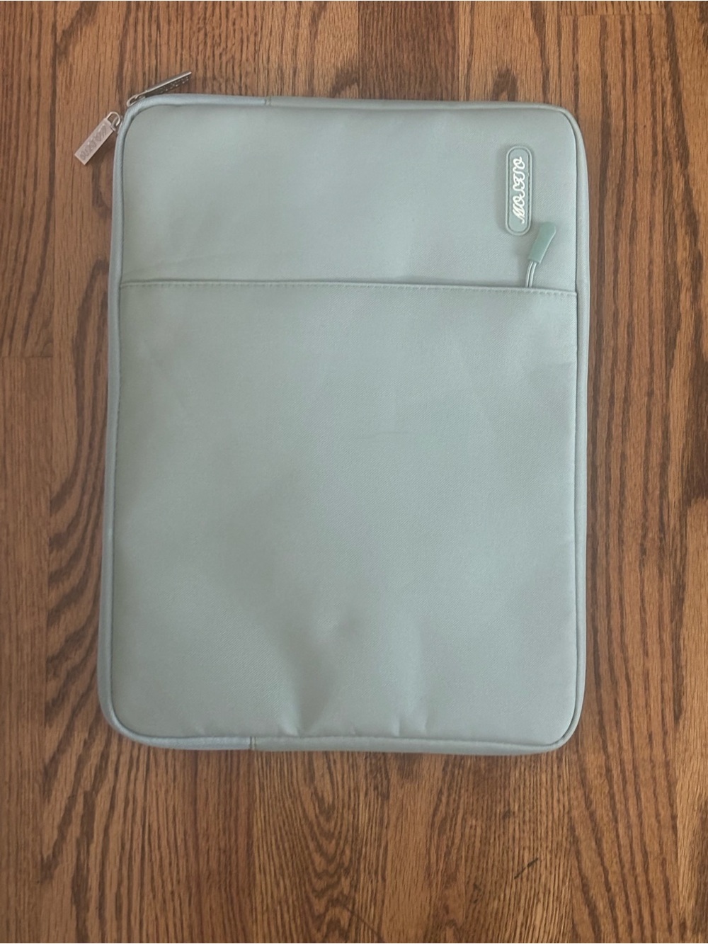 MOSISO Slim Polyester Laptop Sleeve with Vertical Front Pocket